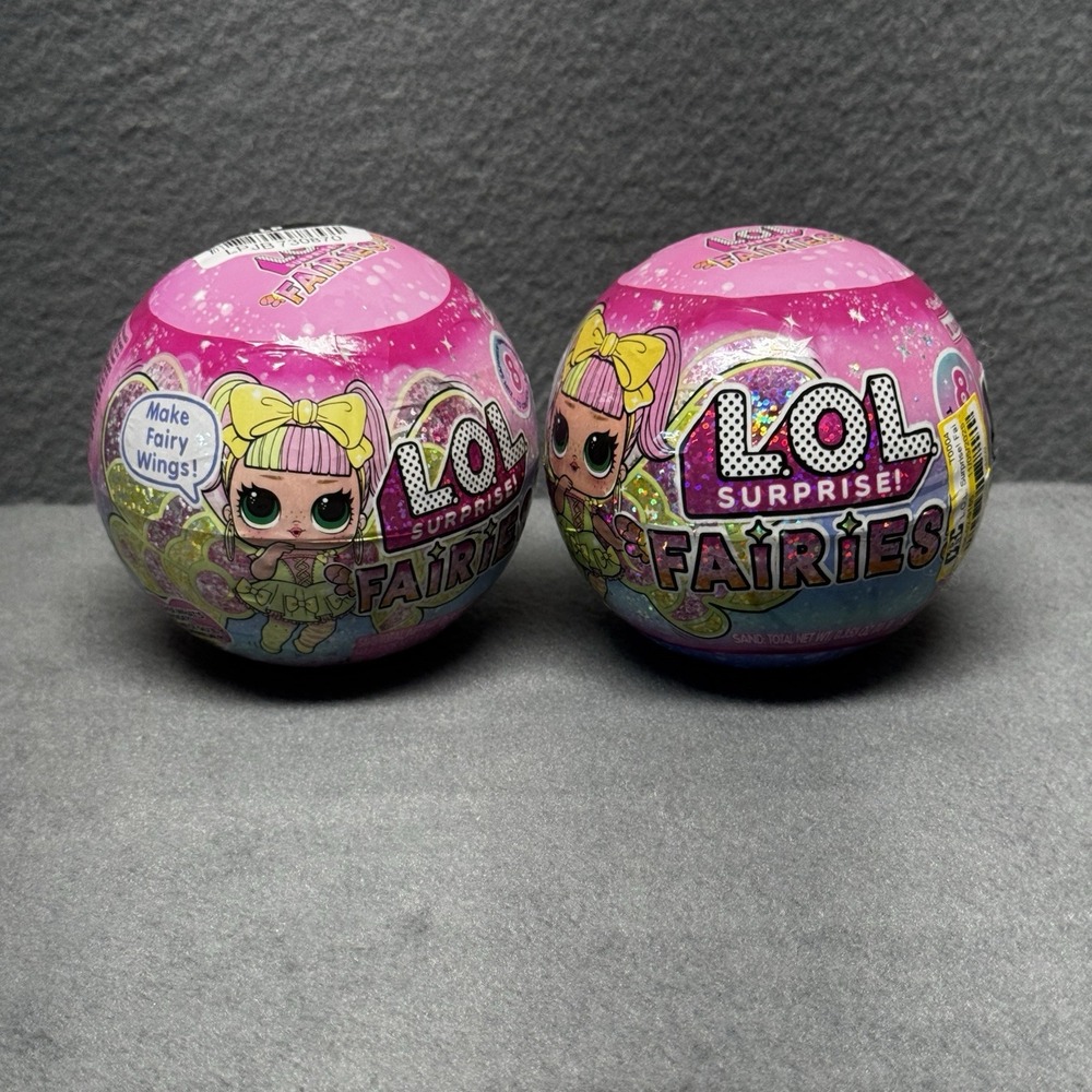2 LOL Surprise Fairies! Tots Dolls With Make Your Own Fairy Wings Surprises New